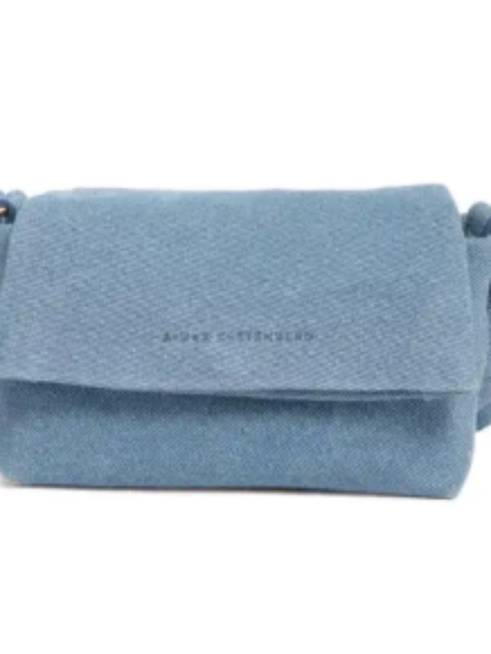 NWT Aimee Kestenberg Leather Light Denim Preston Mini Crossbody Bag
